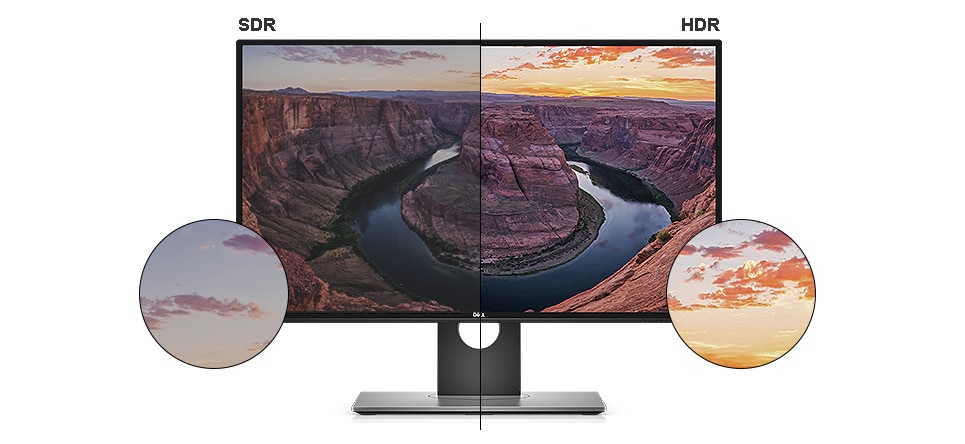 Monitor Dell U2718Q - Imagens realistas