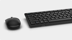 Écran Dell E2218HN : ensemble clavier et souris sans fil Dell KM636