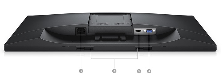 Dell E2218HN Monitor - Connectivity Options Dell E2218HN Monitor - Connectivity Options