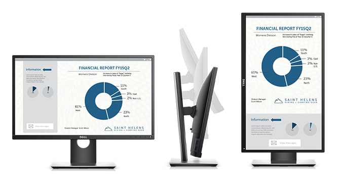 Monitor Dell P2317H – Účelně navržen s ohledem na pohodlí a praktičnost