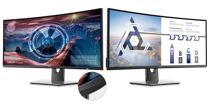 Dell U3417W Monitor - Incredible performance whether you’re on the job or in the game.