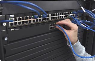 Switches Dell Networking Série N1500 Series – Fornecem energia limpa para dispositivos de rede compatíveis com PoE+