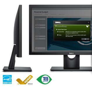 Dell Monitor E2216h - Eco-conscious and reliable Dell Monitor E2216h - Eco-conscious and reliable