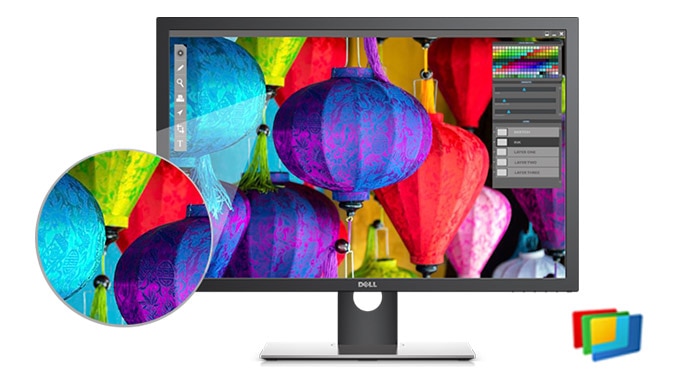Dell UP3017显示器 - 采用PremierColor技术，具有出色性能