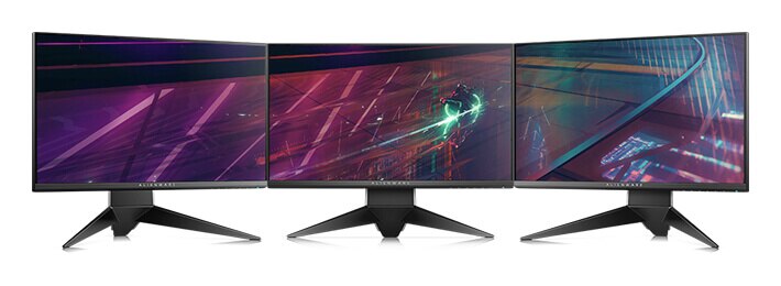 alienware triple monitor