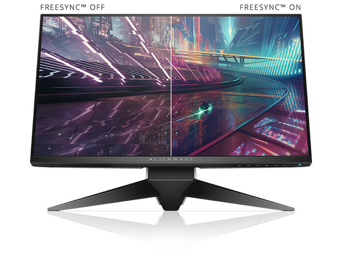 Dell Alienware AW2521HF 25-inch 240Hz 1ms IPS Monitor, FHD IPS LED Backlit  1920 x 1080 at 240 Hz, Adaptive Sync, DP/HDMI, USB, (Dark Side of the Moon)  - Techcraft