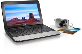 Dell Inspiron Mini 10 netbook computer with digital camera