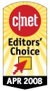 CNET Editors' Choice - APR 2008