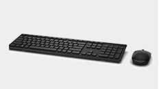 Dell 22 Monitor - P2219H | Dell Wireless Keyboard and Mouse | KM636