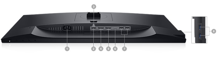 Dell 24 USB-C Monitor: P2419HC | Connectivity Options 