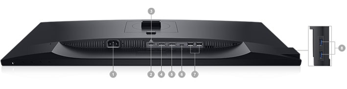 Dell 27 USB-C Monitor: P2719HC | Connectivity Options 