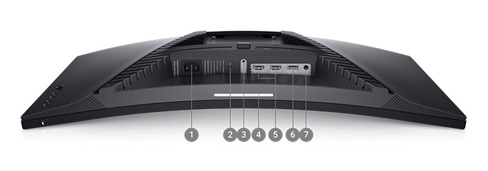 Dell 27 Curved Gaming Monitor: S2722DGM | Connectivity Options Dell 27 Curved Gaming Monitor: S2722DGM | Connectivity Options