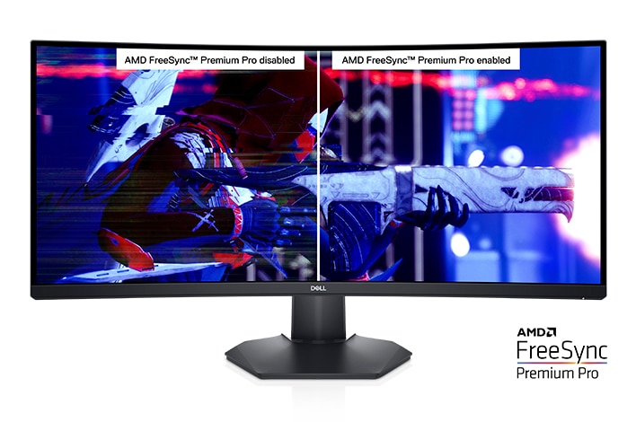Dell 34 WQHD Curved Gaming Monitor: S3422DWG | Speed into victory Dell 34 WQHD Curved Gaming Monitor: S3422DWG | Speed into victory