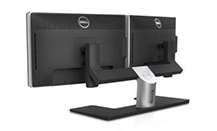 Dell 24 Monitor - U2417H | Dell Dual Monitor Stand - MDS14