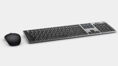 The Dell UltraSharp 24 Monitor : U2421E | Dell Premier Wireless Keyboard and Mouse | KM717