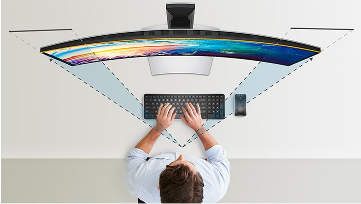  Monitor curvo 38 Dell UltraSharp | U3818DW | Colores consistentes Un nivel de detalles increíble 