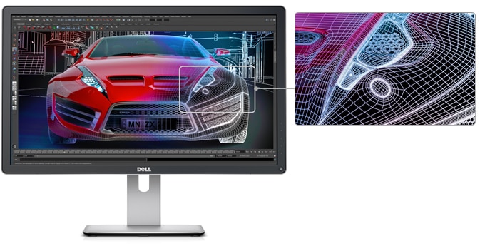 Dell UltraSharp 24 Ultra HD Monitor - UP2414Q - See more of everything - down to the smallest detail