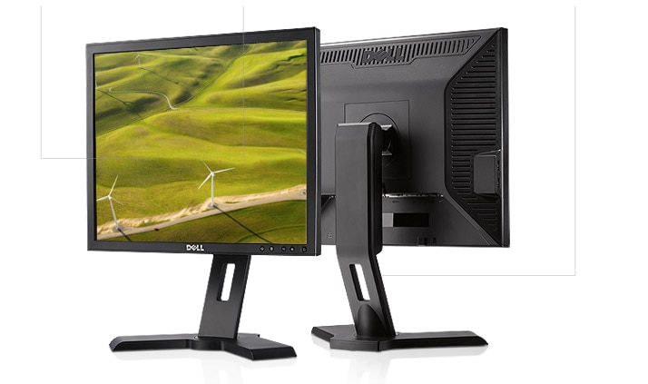 Dell P190S flat panel monitor- At A Glance