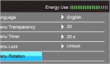 Dell P2412H monitor - Energy Usage Bar