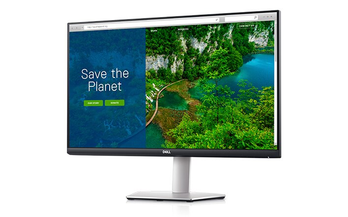 Dell 27 USB-C Monitor - S2722DC | Environmentally conscious features Dell 27 USB-C Monitor - S2722DC | Environmentally conscious features