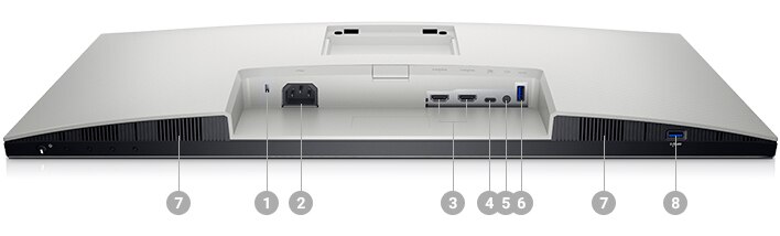 Dell 27 USB-C Monitor - S2722DC | Connectivity Options Dell 27 USB-C Monitor - S2722DC | Connectivity Options
