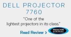Dell Advanced Projector 7760: “Delivers 5400 lumens of Full HD resolution.” — Projector Central