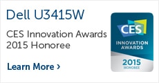 Dell U3415W monitor CES award