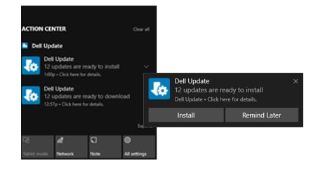 Download notification applications | Dell US