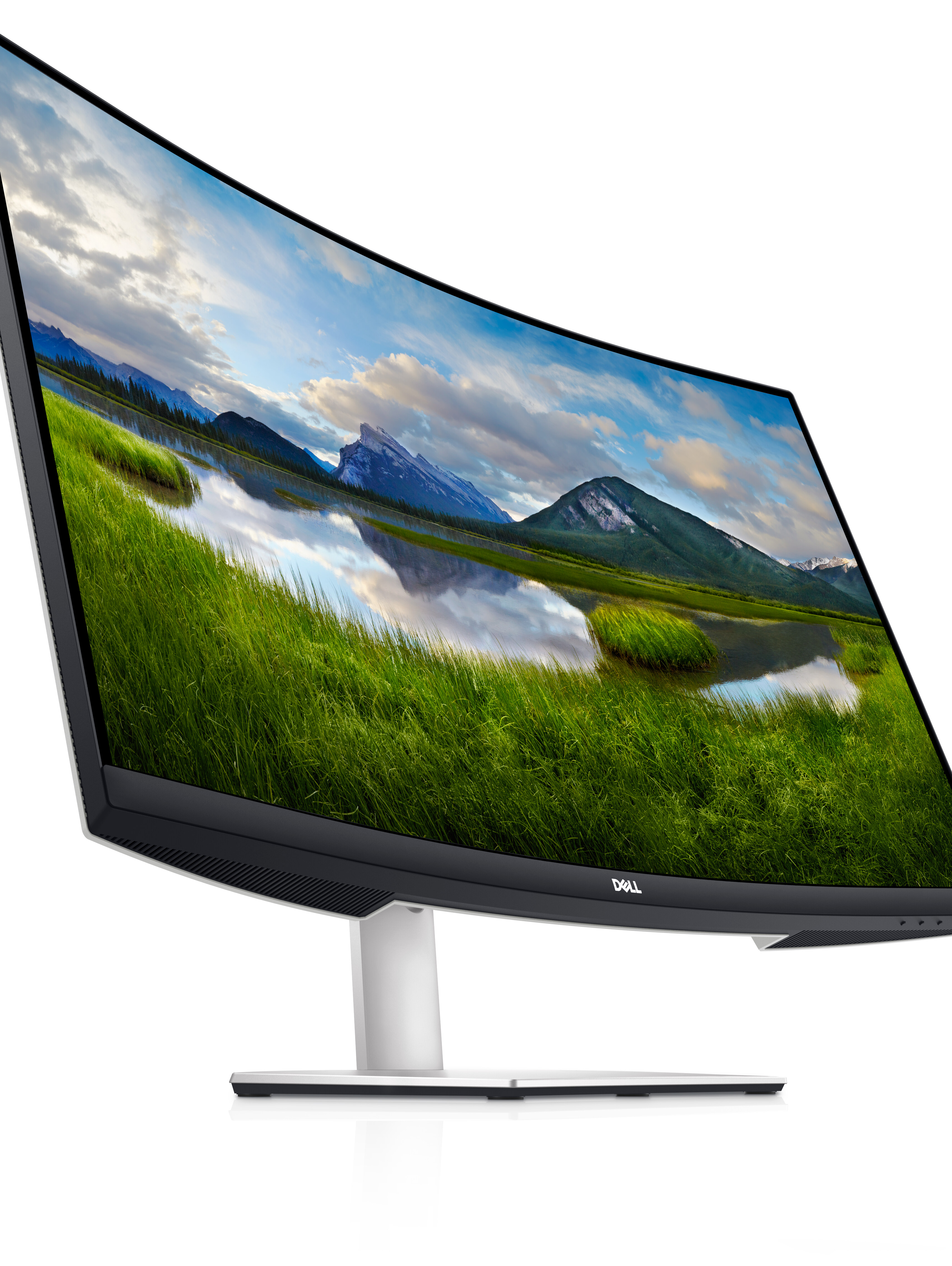 DELL S3221QS SILVER 4K 曲面モニター