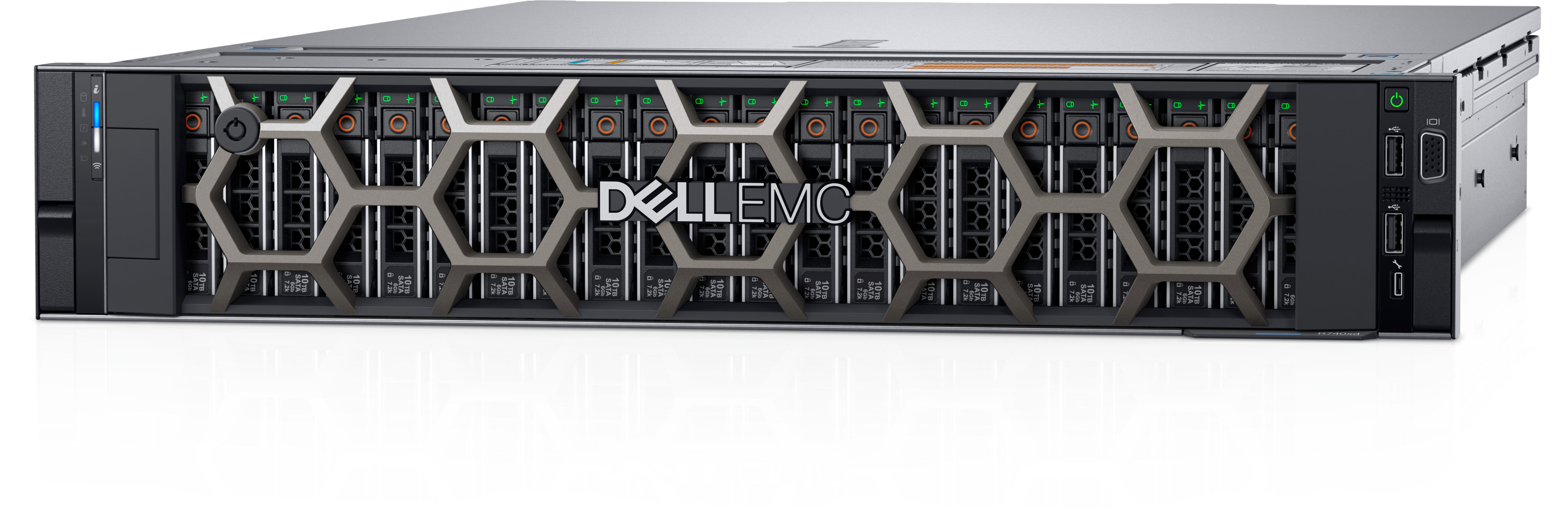 RAM Mounts New Dell PowerEdge R740xd Server 2x 16-Core Gold 6246R 256GB Ram 2U Server 
