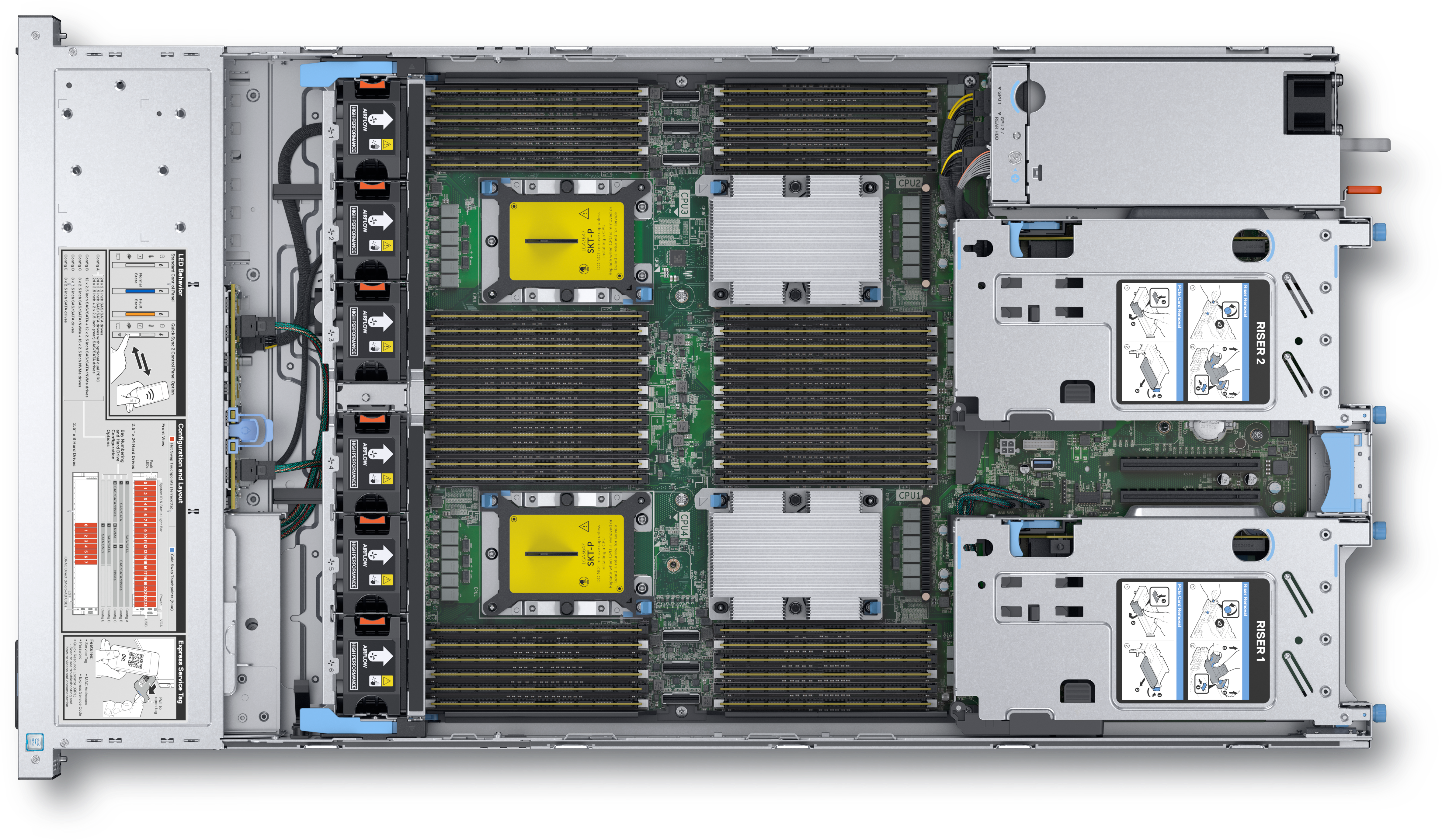 Dell(TM) PowerEdge(TM) R840 Rack Mount Server