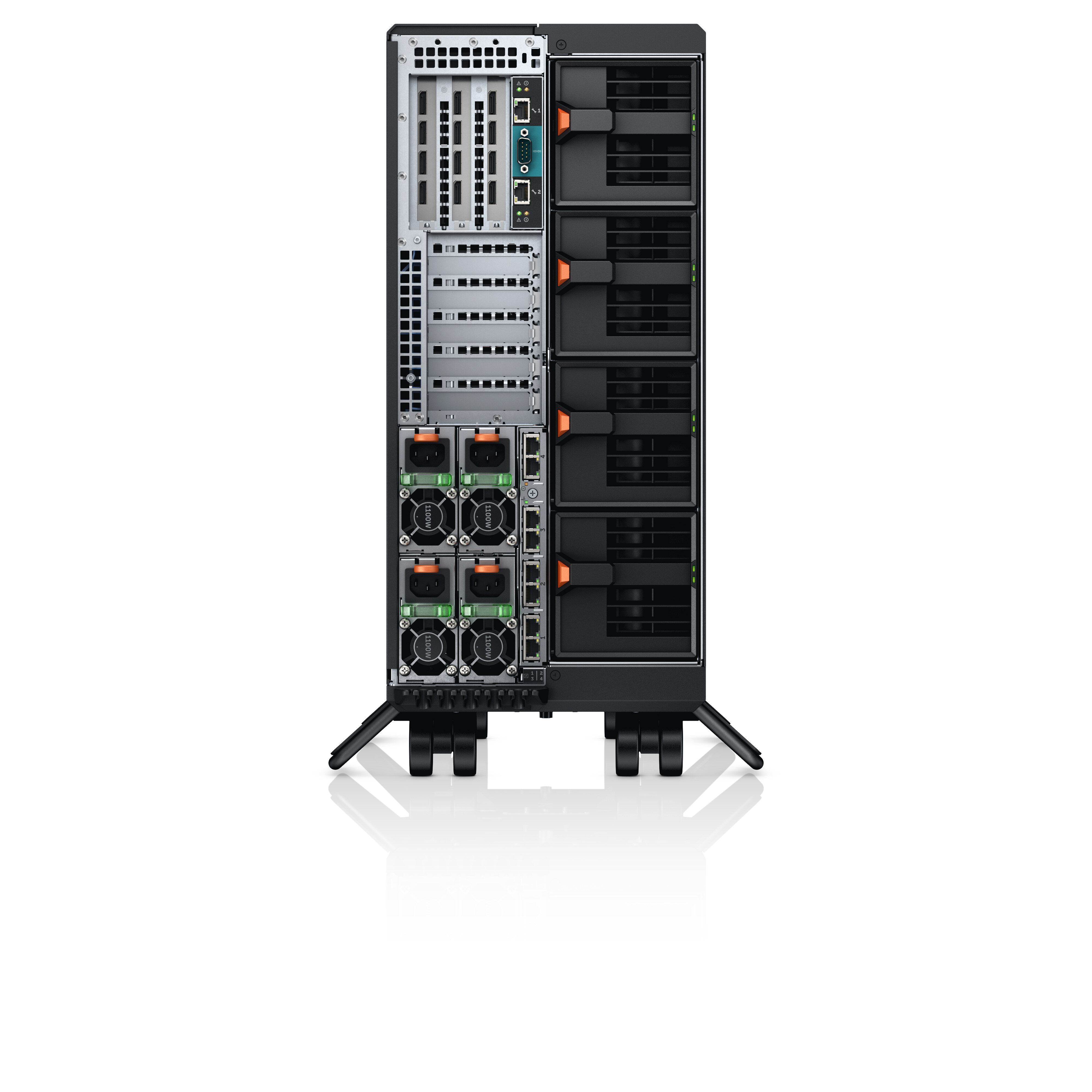 Dell PowerEdge VRTX Rack Blade Server Chassis 6x 200GB SSD 6x 1TB