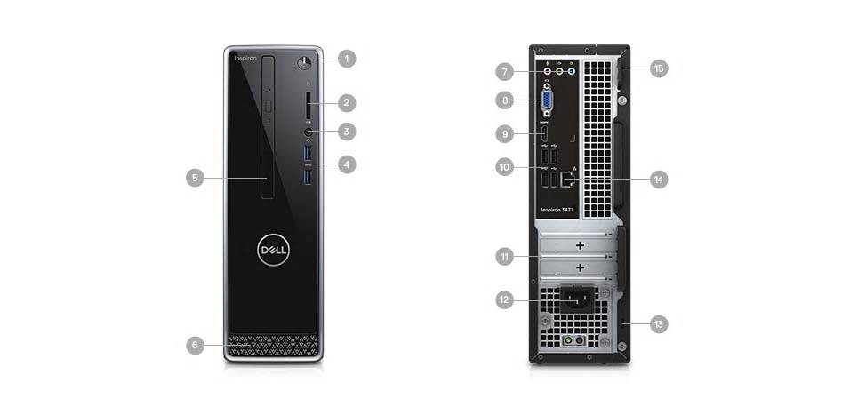Inspiron 3471 Small Desktop with latest Intel processors | Dell UAE