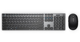 مجموعة لوحة مفاتيح وماوس لاسلكية مميزة من Dell | طراز KM717