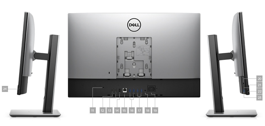 OptiPlex 7480 24-Inch All-in-One PC with Dell Optimizer | Dell Middle East