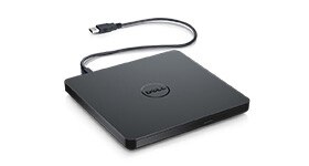 Unidade ótica externa de DVD+/RW compacta com USB da Dell | DW316