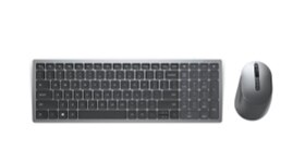 مجموعة لوحة المفاتيح والماوس اللاسلكيين المثالية لتشغيل أجهزة متعددة من Dell | طراز KM7120W
