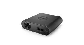 מתאם של Dell - ‏USB-C ל-HDMI/VGA/Ethernet/USB 3.0 | ‏DA200