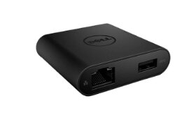 מתאם של Dell – ‏USB-C ל-HDMI/VGA/Ethernet/USB 3.0