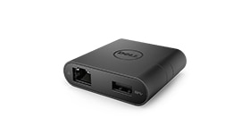 مهايئ Dell - منفذ USB-C إلى منفذ HDMI/منفذ VGA/منفذ إيثرنت/منفذ USB 3.0 | طراز DA200 مهايئ Dell - منفذ USB-C إلى منفذ HDMI/منفذ VGA/منفذ إيثرنت/منفذ USB 3.0 | طراز DA200