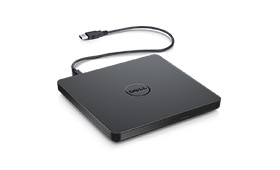 כונן אופטי DVD+/-RW חיצוני דק של Dell עם חיבור USB‏ - DW316
