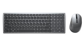 Combinación de teclado y mouse inalámbricos para múltiples dispositivos Dell: KM7120W