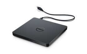 Unidade ótica externa de DVD+/-RW de ranhura fina USB Dell | DW316