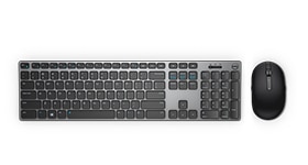 مجموعة لوحة مفاتيح وماوس لاسلكية مميزة طراز KM717 من Dell