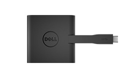 Dell-sovitin – USB-C–HDMI/VGA/Ethernet/USB 3.0 – DA200