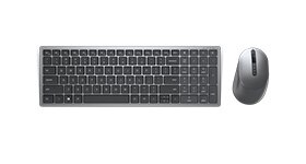 مجموعة لوحة المفاتيح والماوس اللاسلكيين المثالية لتشغيل أجهزة متعددة من Dell | طراز KM7120W
