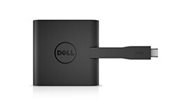 מתאם של Dell – ‏USB-C ל-HDMI/‏VGA/‏Ethernet/‏USB 3.0‏ | DA200