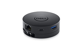 مهايئ Dell - منفذ USB من النوع C إلى منفذ HDMI/منفذ VGA/منفذ إيثرنت/منفذ USB 3.0 | طراز DA300