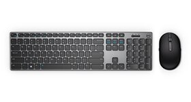 Zestaw z bezprzewodową klawiaturą i myszą Dell Premier | KM717