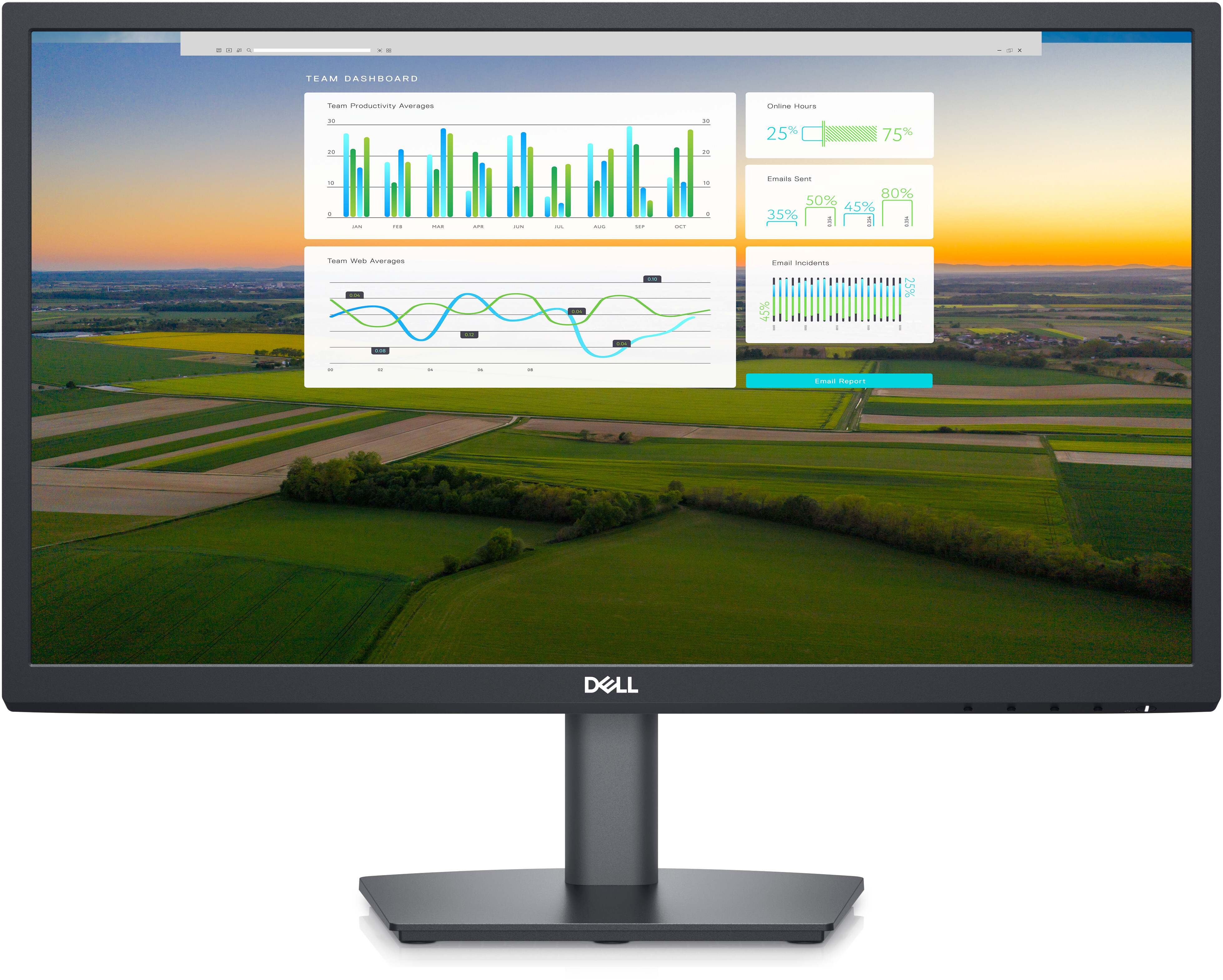 Monitor Dell E2220H LCD 22 Full HD Widescreen E2220H